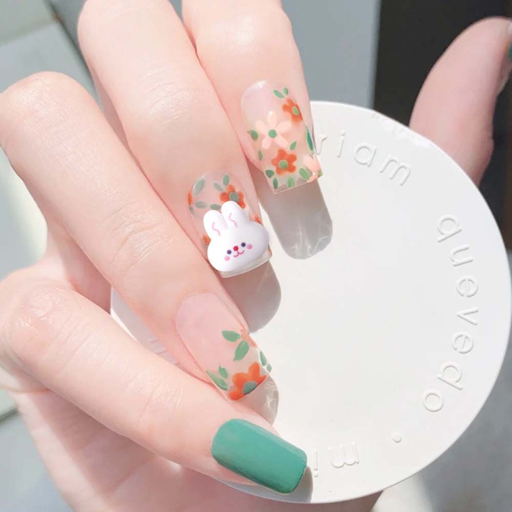 [Hàng mới về] Phụ kiện trang trí móng nghệ thuật tự làm hoạt hình 3D dễ thương