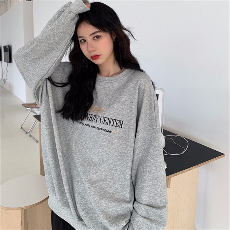 NRVP Áo Hoodie Thiết Kế Đơn Giản Thời Trang Hàn Quốc Cho Nữ