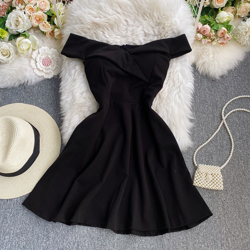 🌸Hàng Order🌸 Váy Đầm Dáng Xòe Trễ Vai Tiệc Cưới Sang Trọng Trẻ Trung 🌸Hàng Quảng Châu