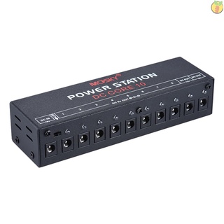 Bộ nguồn mini 10 cổng ra dc cho đàn guitar 9v 12v 18v