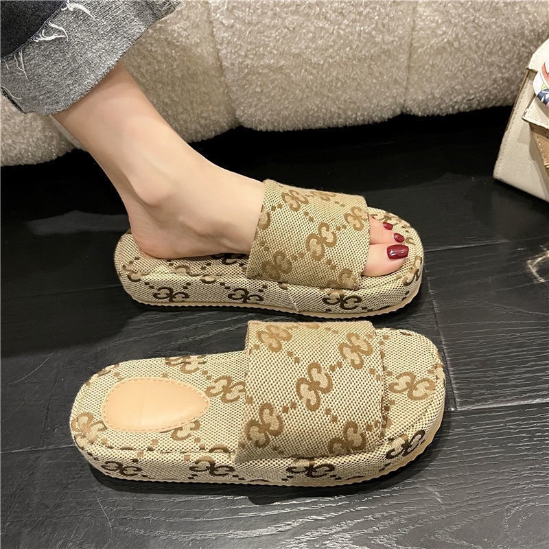 DÉP XUỒNG QUẢNG CHÂU màu nâu như ảnh cao 4cm