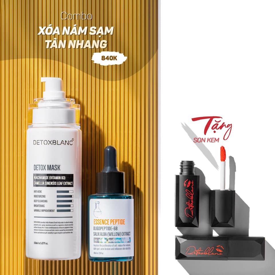 [TẶNG SON] COMBO NÁM DETOX BLANC MỚI NHẤT CHÍNH HÃNG