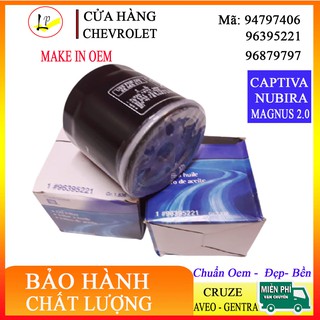 LỌC NHỚT XE CRUZE, GENTRA (LỌC SẮT VẶN REN), CAPTIVA,NUBIRA, MAGNUS 2.0| OEM - đẹp|lienphuong79