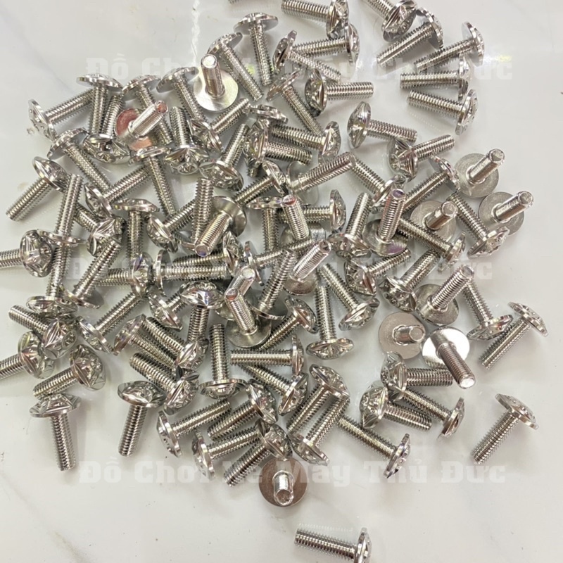 Ốc salaya dàn áo 6li gắn dè, ốp pô, che sên...