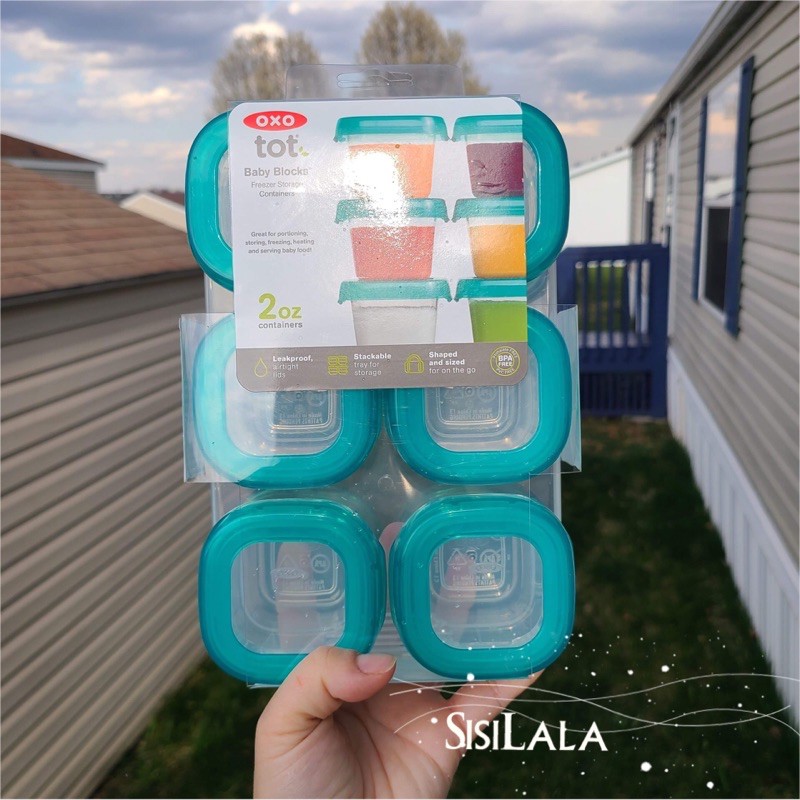 Bộ 6 hộp đựng thức ăn OXO 60ml