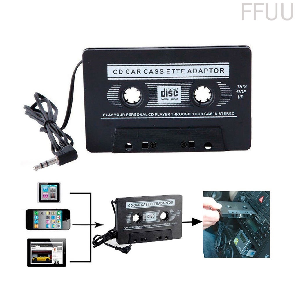 Bộ chuyển đổi băng cassette CD MP3 3.5mm AUX sang AUX cho xe hơi [F86]