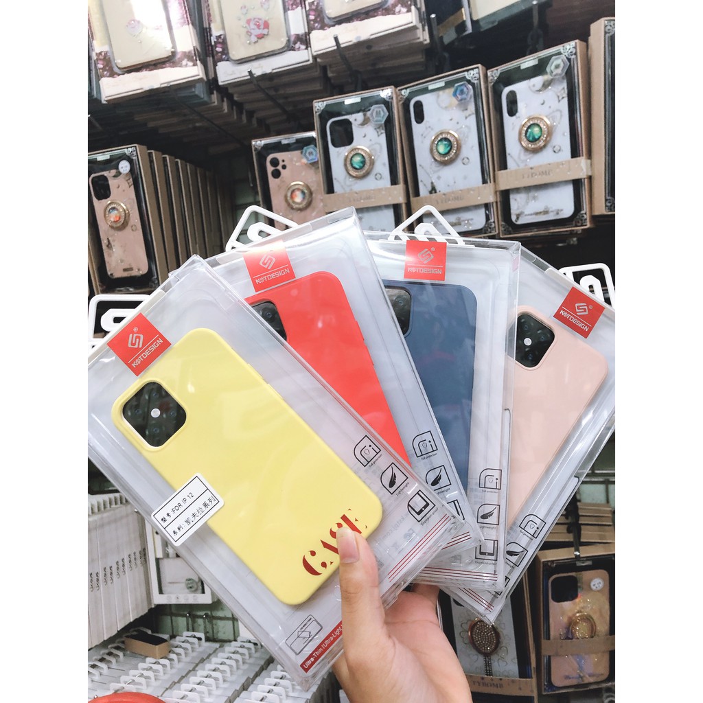 CHÍNH HÃNG, Ốp iPHONE 12 Ốp silicon chống bẩn chính hãng KST DESIGN cho iPHONE 12 5.4&quot; , 6.1&quot; , 6.7&quot; Max / Pro / Max