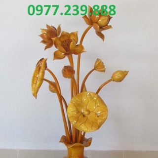 Cánh hoa sen gỗ