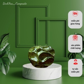 Bình hoa họa tiết bóng composite mã bh88, lọ cắm hoa cao cấp, bình hoa trang trí