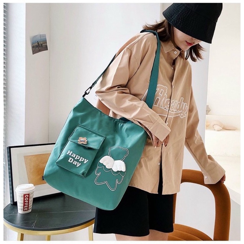 Túi Tote Thời Trâng Đeo Vai Và Đeo Chéo Mẫu Mới - Gấu Cánh