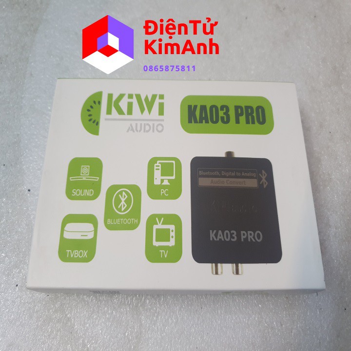 Bộ chuyển đổi âm thanh từ Optical sang Analog KIWI KA03 Pro hỗ trợ Bluetooth