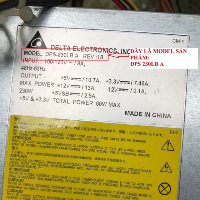 Nguồn máy tính đồng bộ Dell cũ các hãng