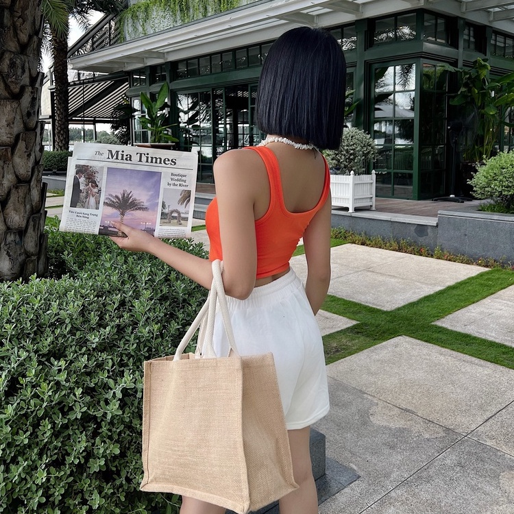 Quần short cạp chun cotton TOPTIFY kiểu trơn phong cách thể thao Kelly Short QT22