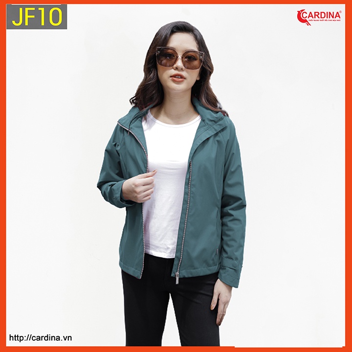 Áo JACKET nữ CARDINA chất gió chipu cao cấp 2 lớp chống nước kiểu dáng trẻ trung JF