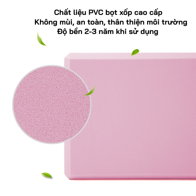 Gạch tập Yoga cao cấp EVA, in hoa văn [GIAO NHANH 2H]