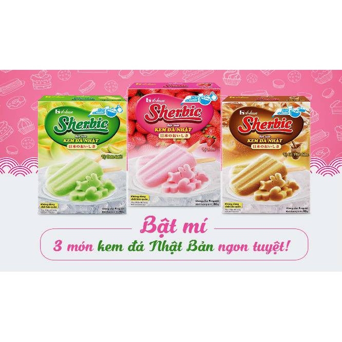 Bột làm KEM ĐÁ NHẬT SHERBIC