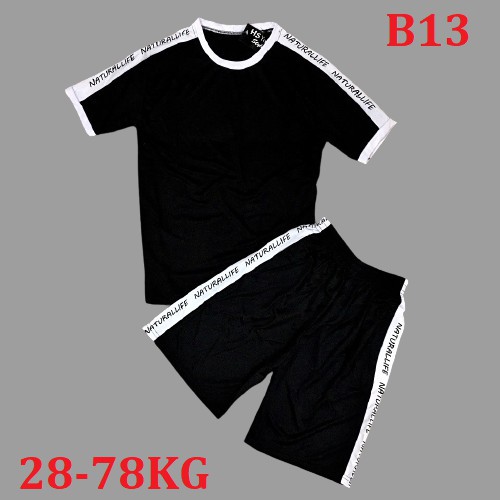 Bộ cộc tay nam nữ chất vải thun siêu mềm mát size từ 28-78kg | BigBuy360 - bigbuy360.vn