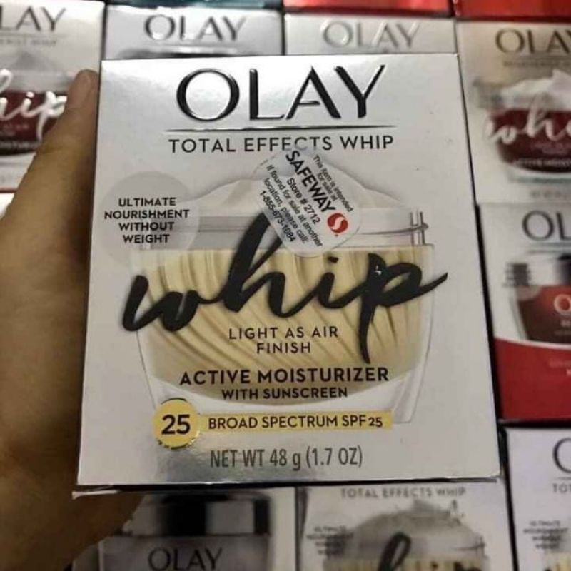 Kem Olay Whip trắng chuyên về nám của Mỹ