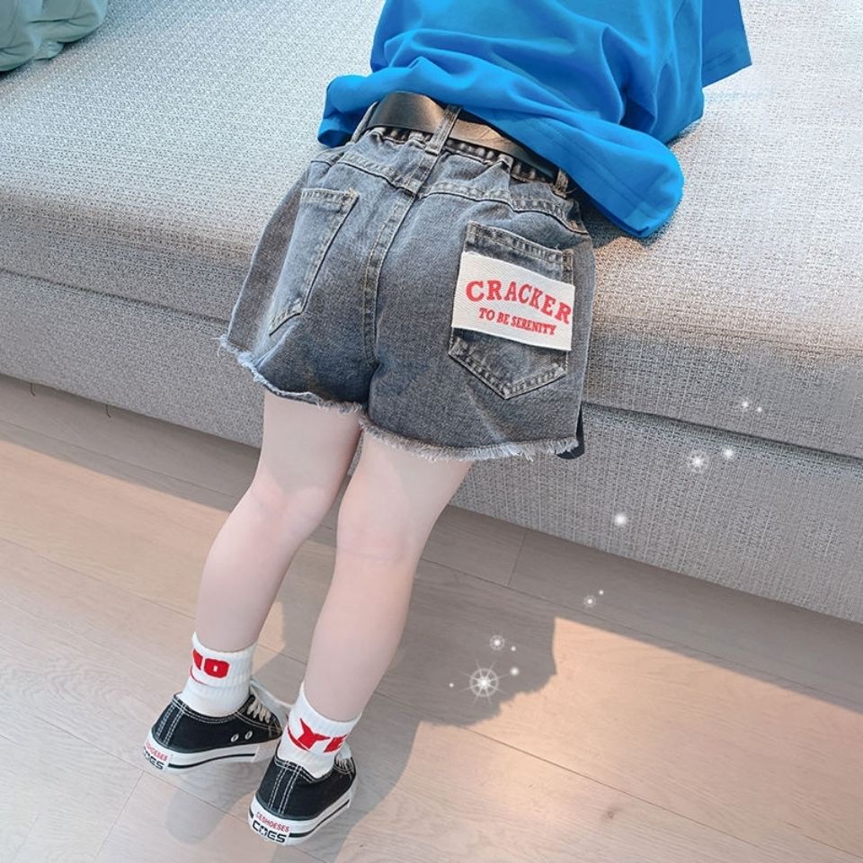Quần Short Denim Thời Trang Hàn Quốc Dành Cho Bé Gái