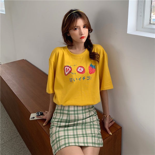 Summer Girlfriends Six-person Dormitory Clothes Sisters Three T-shirt Roommates Short-sleeved Spring Dormitory Clothes Top