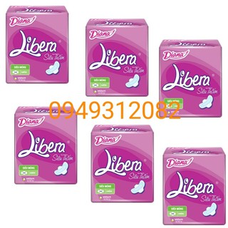 Combo 6 gói băng vệ sinh  Diana libera mỏng cánh