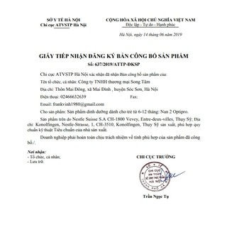 Sữa Nan Nga đủ số 1,2,3,4 800g