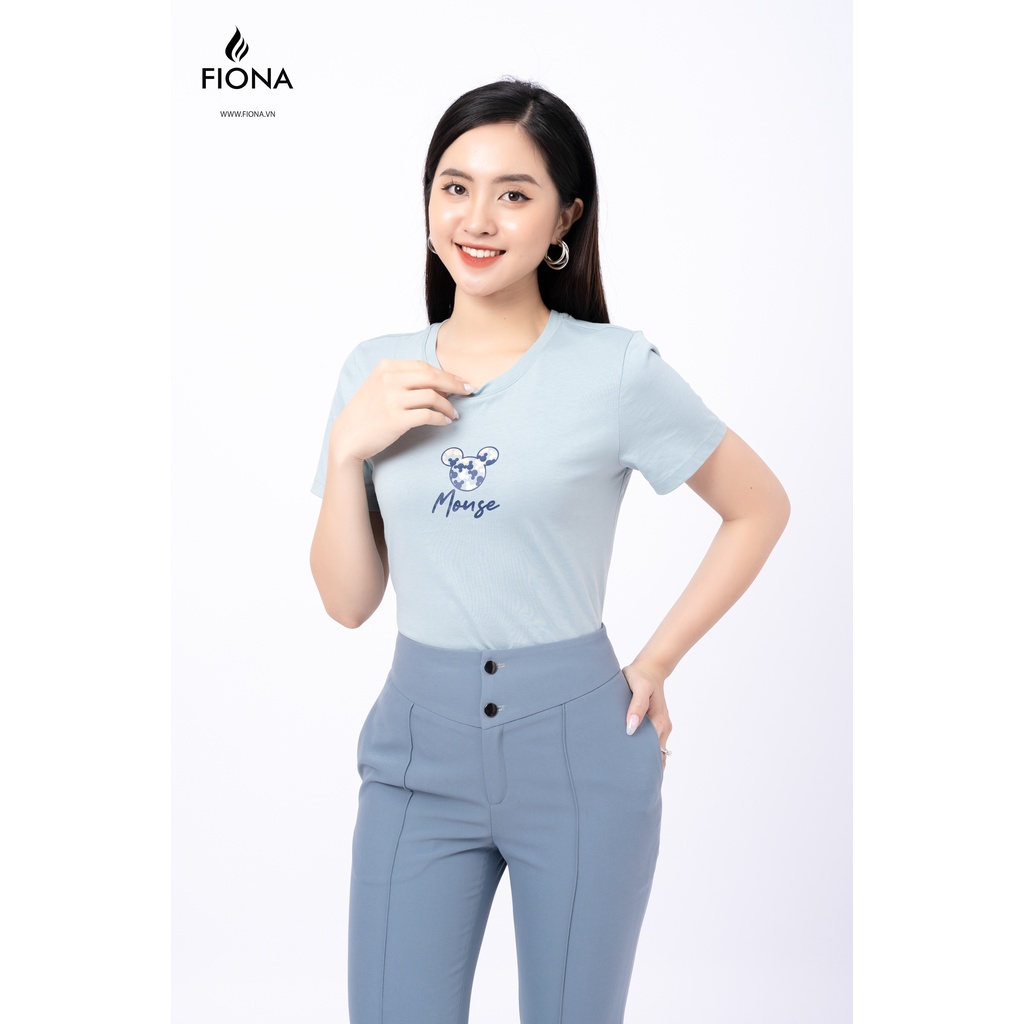 Quần Tây Nữ FIONA, Thời Trang Công Sở Chất Tuytsi Mềm Mịn, quần côn cạ to 2 cúc bấu mí dọc ly F351314