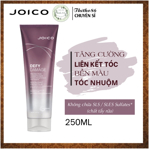 Dầu Xả Giữ Màu Tóc Nhuộm Ngăn Ngừa Và Chống Hư Tổn Tóc JOICO  Defy Damage Protective Conditioner 250ml