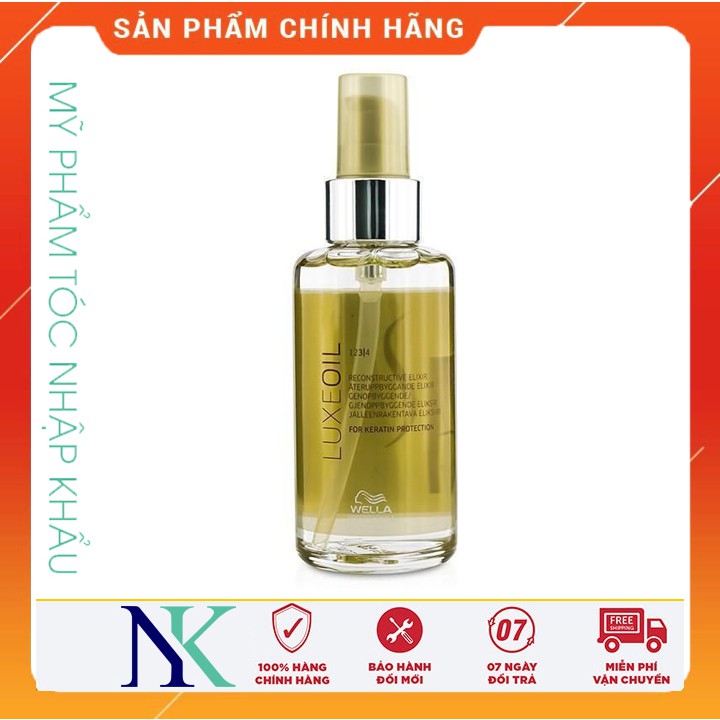 Tinh dầu sp luxe oil keratin phục hồi tóc hư tổn 100ml