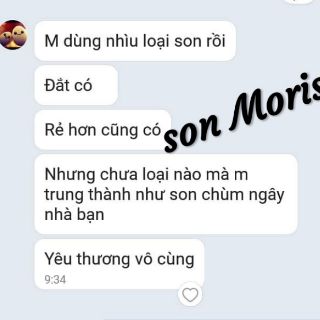 [Masa] Son màu handmade chùm ngây MoriS (8 màu tùy chọn)