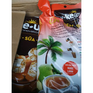 Cà phê kem sữa dừa Wake Up 456g