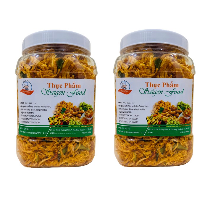  1kg khô gà xé cay lá chanh | BigBuy360 - bigbuy360.vn