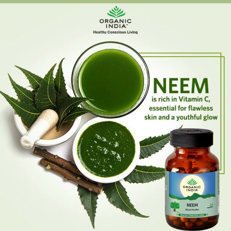 Viên uống thanh lọc máu - Organic India Neem - bollybeauty