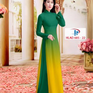 Vải áo dài in 3D ( bộ lụa nhật)
