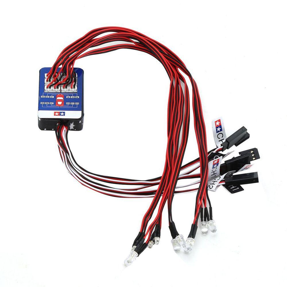 Bộ Đèn 4 Màu Cho Xe Điều Khiển Từ Xa Yokomo Tamiya HSP HPI AXIAL RC4WD T raxxas 1: 10