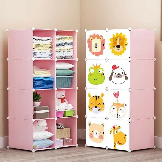 Tủ nhựa lắp ghép 8 ô sâu 47cm. Tặng kèm MÓC treo và đầy đủ dụng cụ lắp đặt. Đc chọn mẫu theo ý
