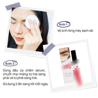 Serum dưỡng mày giúp lông mày dày đẹp tự nhiên sau 14 ngày_Serum kích moc mày dài dày M02