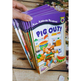 Combo All aboard reading 12q kèm thẻ nhập khẩu