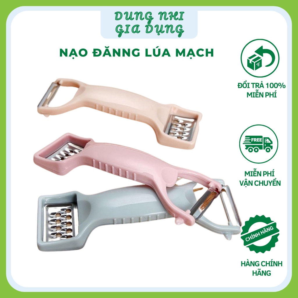 Đồ Bào Sợi Rau Củ Đa Năng 2 Đầu Tay Cầm Lúa Mạch Cứng Cáp Dụng Cụ Bào Rau Củ Tiện Lợi