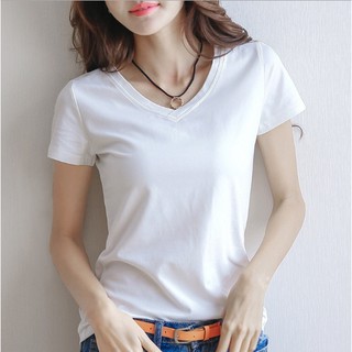 Áo Thun Cộc Tay Nữ Cotton Thoáng Mát
