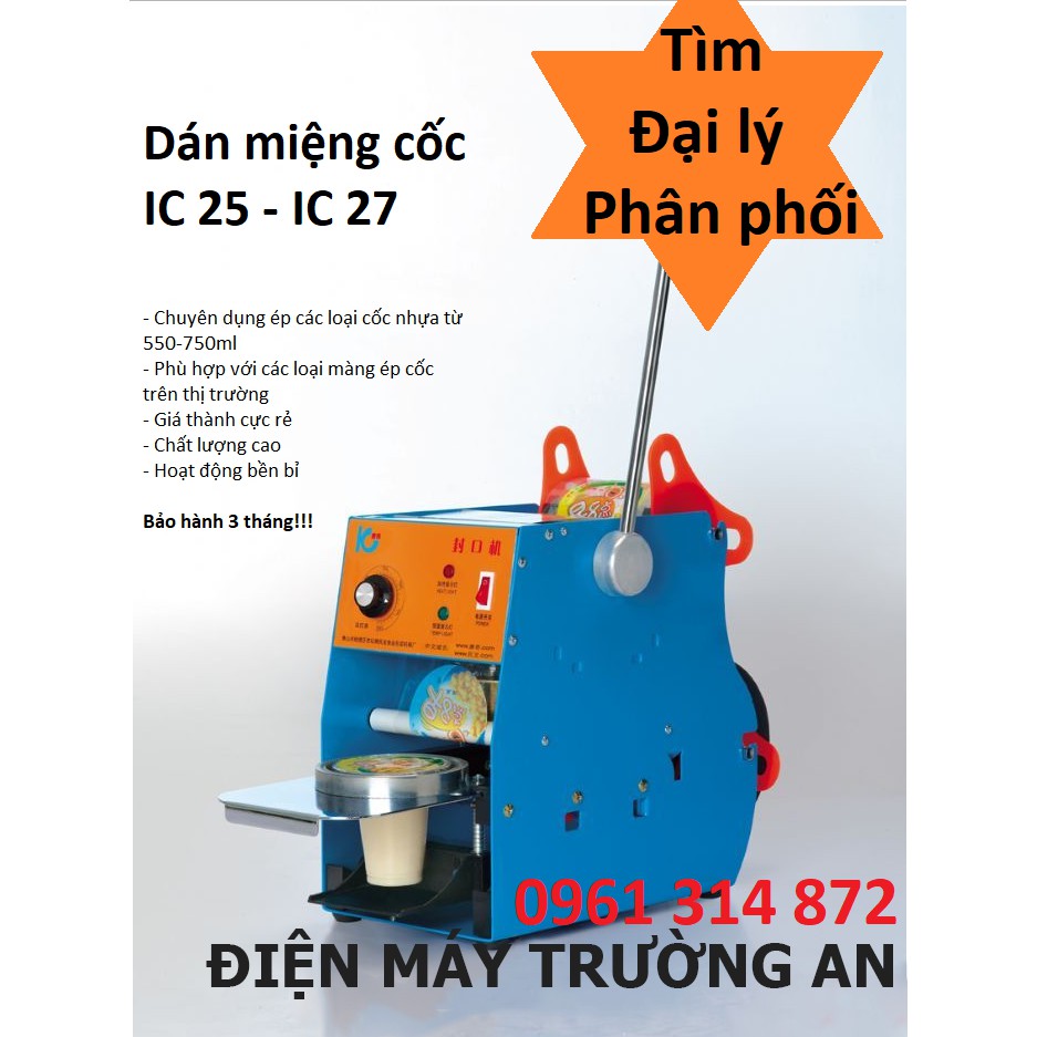 Máy ép miệng cốc IC25