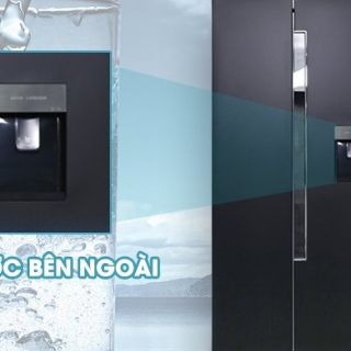 Tủ lạnh aqua side by side 557l