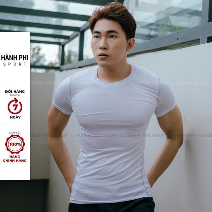 Áo Thun Nam Body Trơn Phối Viền Nổi Tập Gym Thể Thao Fitness - Áo Thể Thao Nam Chuyên GYM SPORTWEAR - GY02 ❕