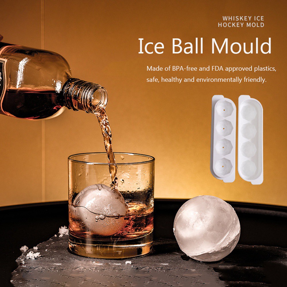 Khuôn Silicone Cấp Thực Phẩm Làm Đá Hình Tròn An Toàn