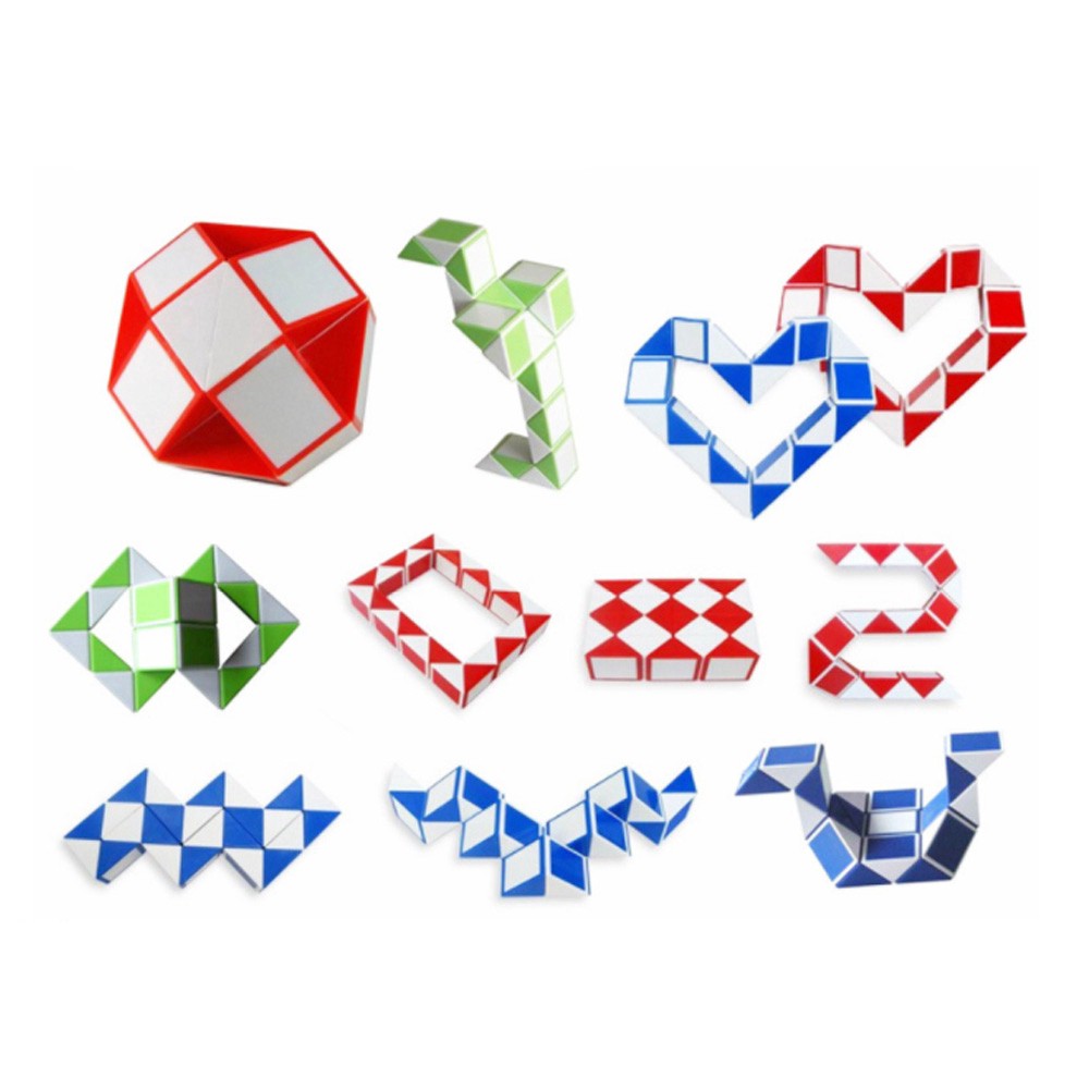 Đồ Chơi Khối Rubix Rubic 3d Mới Xếp Hình Quả Cầu Con Rắn