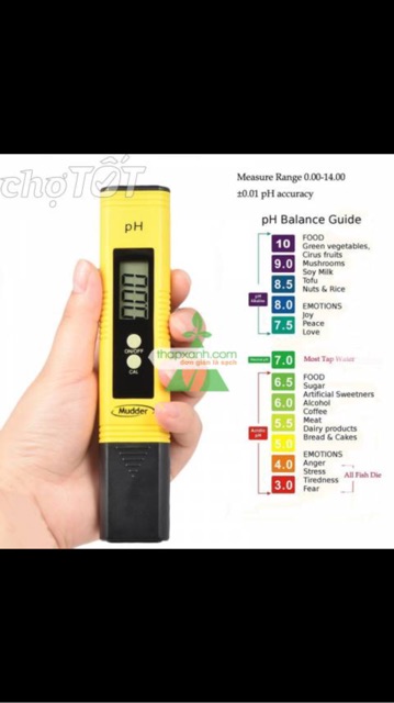 Bút Đo PH tặng kèm bột hiểu chỉnh