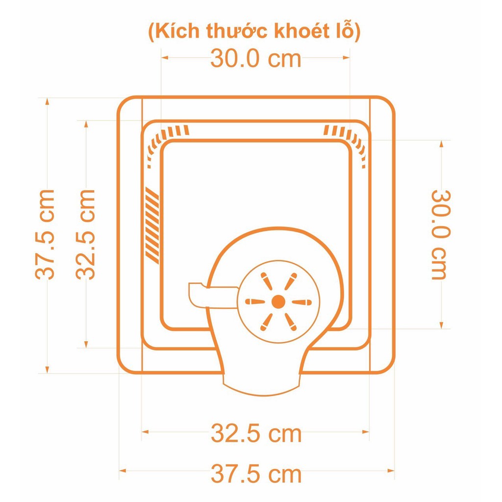Đèn sưởi nhà tắm âm trần có điều khiển từ xa ASIA - 4 bóng