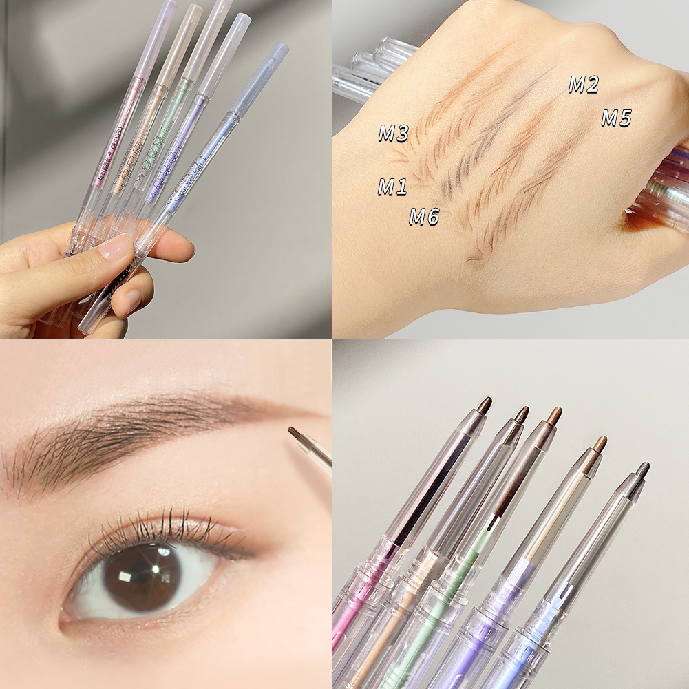 Bút Kẻ Lông Mày GECOMO Ngòi Mảnh Trang Điểm Chống Nước