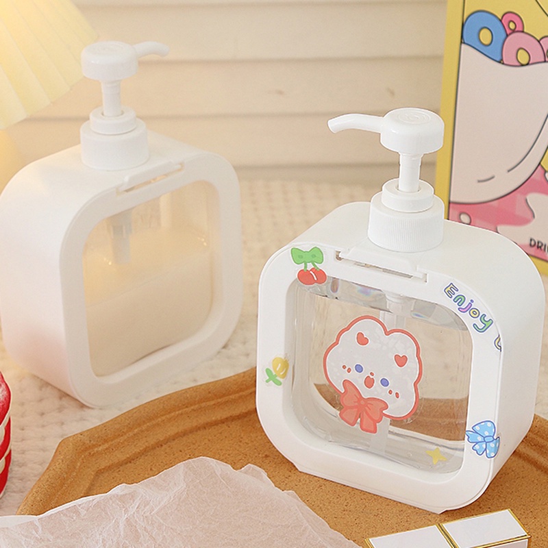 Bình Rỗng Đựng Xà Phòng Rửa Tay 500ml Tiện Dụng