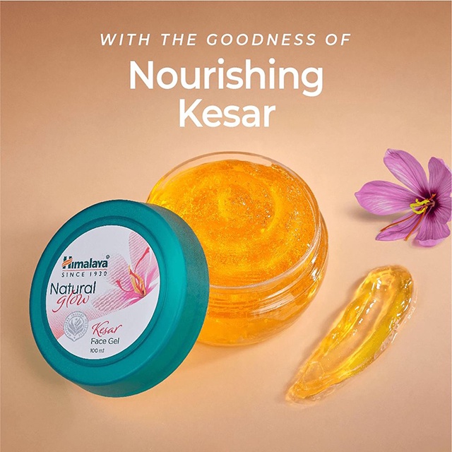 Gel Sáng Da Saffron Himalaya Căng Mịn - Himalaya Himalaya Natural Glow Kesar Face Gel 100g